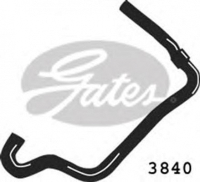 GATES 3840 -  Шланг радиатора