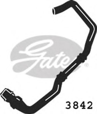 GATES 3842 -  Шланг радиатора