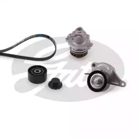 GATES kp17pk1705 -  Водяной насос + комплект ручейковых ремней