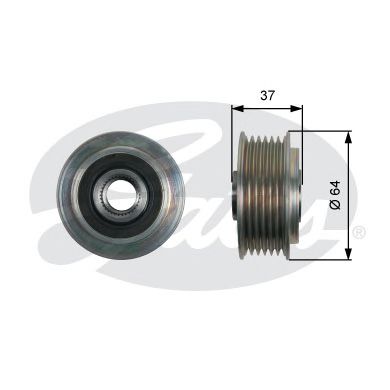 GATES oap7160 -  Механизм свободного хода генератора