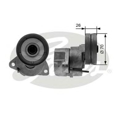 GATES t38154 -  Натяжной ролик, поликлиновой  ремень