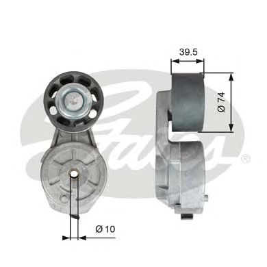 GATES t38577 -  Натяжитель ремня, клиновой зубча