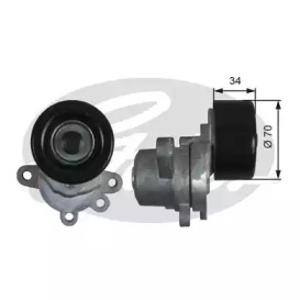 GATES t39155 -  Натяжной ролик, поликлиновой ремень DriveAlign®