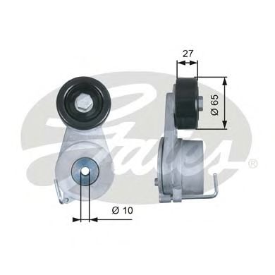 GATES t39275 -  Натяжной ролик, поликлиновой  ремень