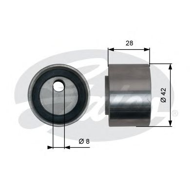 GATES t41305 - Натяжной ролик, ремень ГРМ