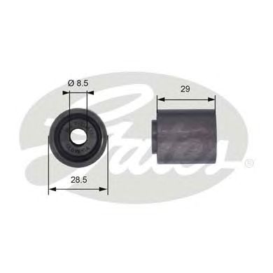 GATES t42045 -  Паразитный / Ведущий ролик, зубчатый ремень