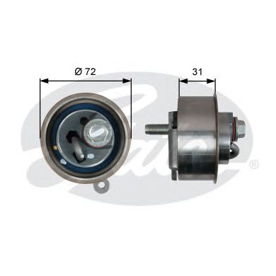 GATES t43009 -  Ролик нятяжителя ремня ГРМ