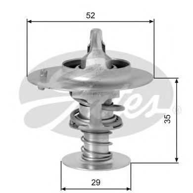 GATES th03382g1 -  Термостат, охлаждающая жидкость
