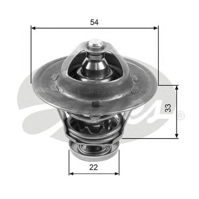 GATES th22285g1 -  Термостат, охлаждающая жидкость