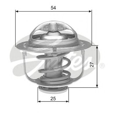GATES th23685g1 -  Термостат, охлаждающая жидкость