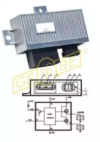 GEBE 994051 -  Блок управления, время накаливания