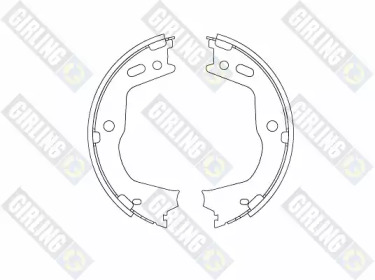 GIRLING 5188039 -  Комплект тормозных колодок, стояночная тормозная система