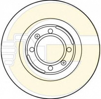 GIRLING 6017053 -  Тормозной диск