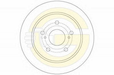GIRLING 6061734 -  Тормозной диск