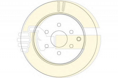 GIRLING 6062892 -  ДИСК ТОРМОЗНОЙ NISSAN PATHFINDER 05 /NAVARA 05 ЗАД