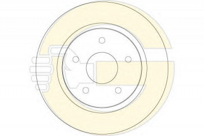 GIRLING 6063254 -  Тормозной диск