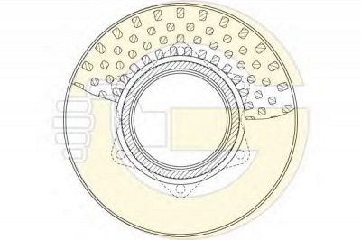 GIRLING 6063345 -  Тормозной диск