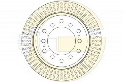 GIRLING 6063422 -  Диск тормозной вентилируемый