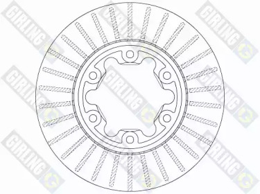 GIRLING 6066301 -  Тормозной диск