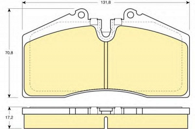 GIRLING 6109662 -  Комплект тормозных колодок, дисковый тормоз