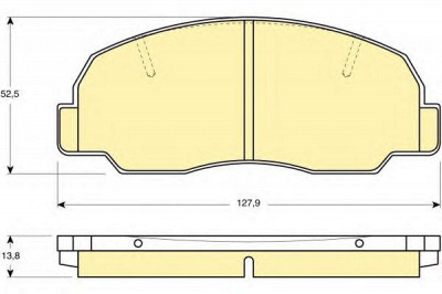 GIRLING 6109809 -  Комплект тормозных колодок, дисковый тормоз