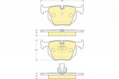 GIRLING 6115302 -  Комплект тормозных колодок, дисковый тормоз