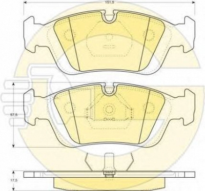 GIRLING 6411002 -  Комплект тормозов, дисковый тормозной механизм
