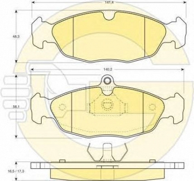 GIRLING 6411562 -  Комплект тормозов, дисковый тормозной механизм