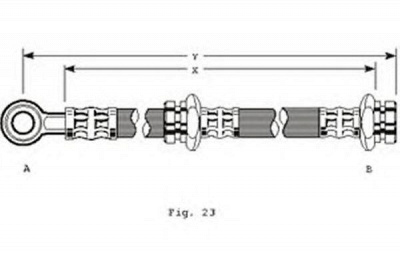 GIRLING 9004234 -  Тормозной шланг