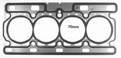 GLASER h8036200 -  Прокладка, головка цилиндра