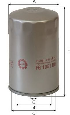 GOODWILL fg1051hq -  Фильтр топливный
