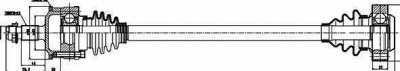 GSP 235008 -  Приводной вал