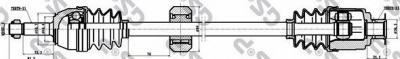 GSP 250014 -  Приводной вал