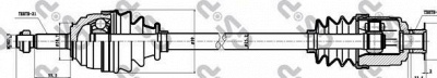 GSP 250022 -  Приводной вал