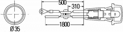 HELLA 2bm003563111 -  Дополнительный проблесковый маячок