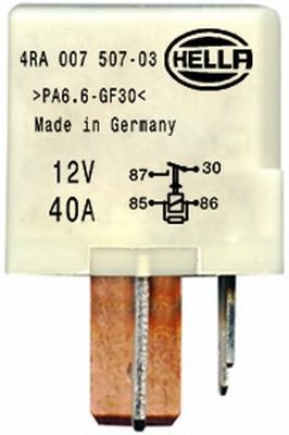 HELLA 4ra007507031 -  Реле, система накаливания
