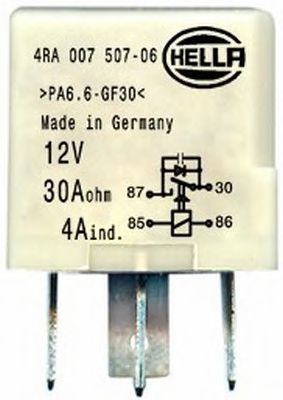 HELLA 4ra007507061 -  Реле, кондиционер