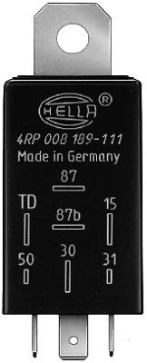 HELLA 4rp008189111 -  Реле, топливный насос