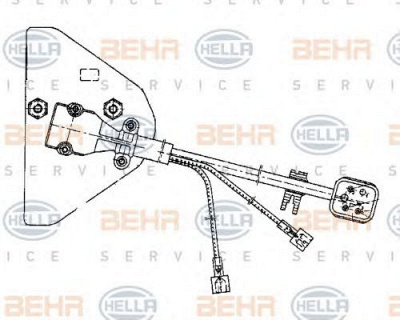 HELLA 5hl351321051 -  Регулятор, вентилятор салона