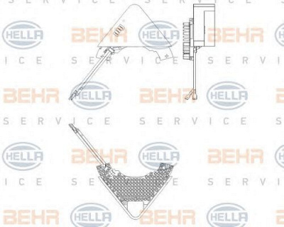 HELLA 5hl351321271 -  Регулятор, вентилятор салона