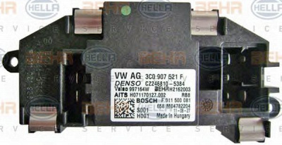 HELLA 5hl351321681 -  Регулятор, вентилятор салона