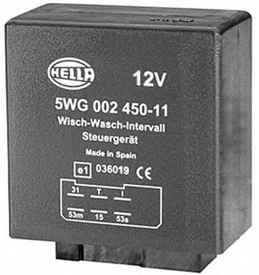HELLA 5wg002450111 -  Реле, прерывистое включение стеклоочистителя| Реле, прерывистое включение стеклоочистителя
