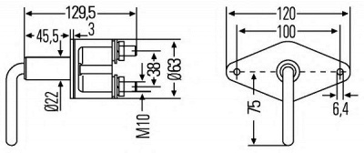 HELLA 6ek008458037 -  Выключатель аккумуляторной батареи, аккумуляторная батарея