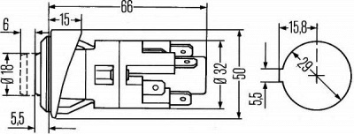 HELLA 6hf001579061 -  Указатель аварийной сигнализации| Указатель аварийной сигнализации