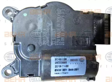 HELLA 6nw351344381 -  Регулировочный элемент, смесительный клапан