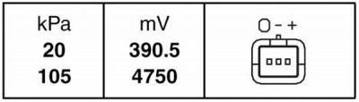 HELLA 6pp009400161 -  Датчик, давление во впускном газопроводе