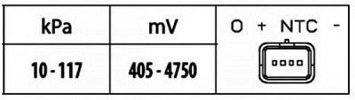 HELLA 6pp009400301 -  Датчик, давление во впускном газопроводе