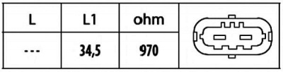 HELLA 6pu009146511 -  Датчик импульсов