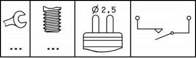 HELLA 6zf008621051 -  Выключатель, фара заднего хода