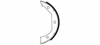 HELLA 8da355050381 -  Комплект тормозных колодок, стояночная тормозная система